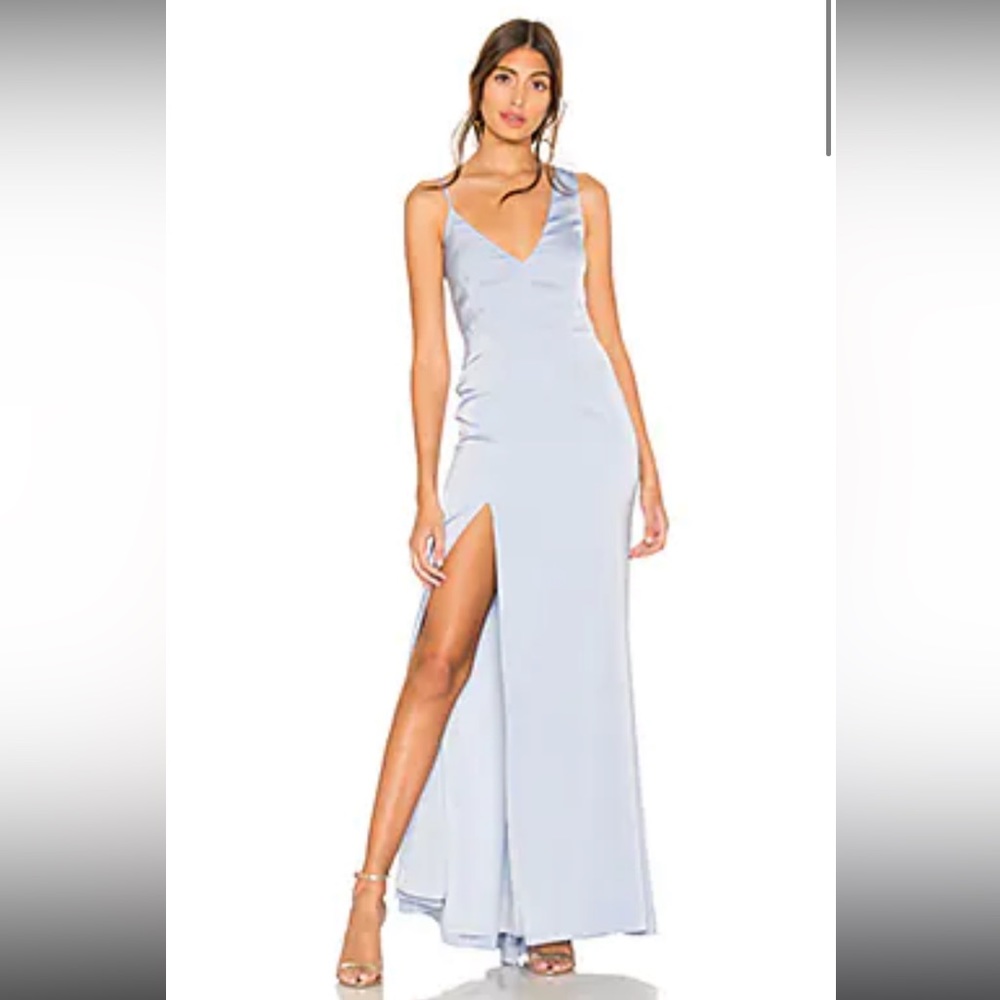 NBD NEGRONI GOWN IN BABY BLUE